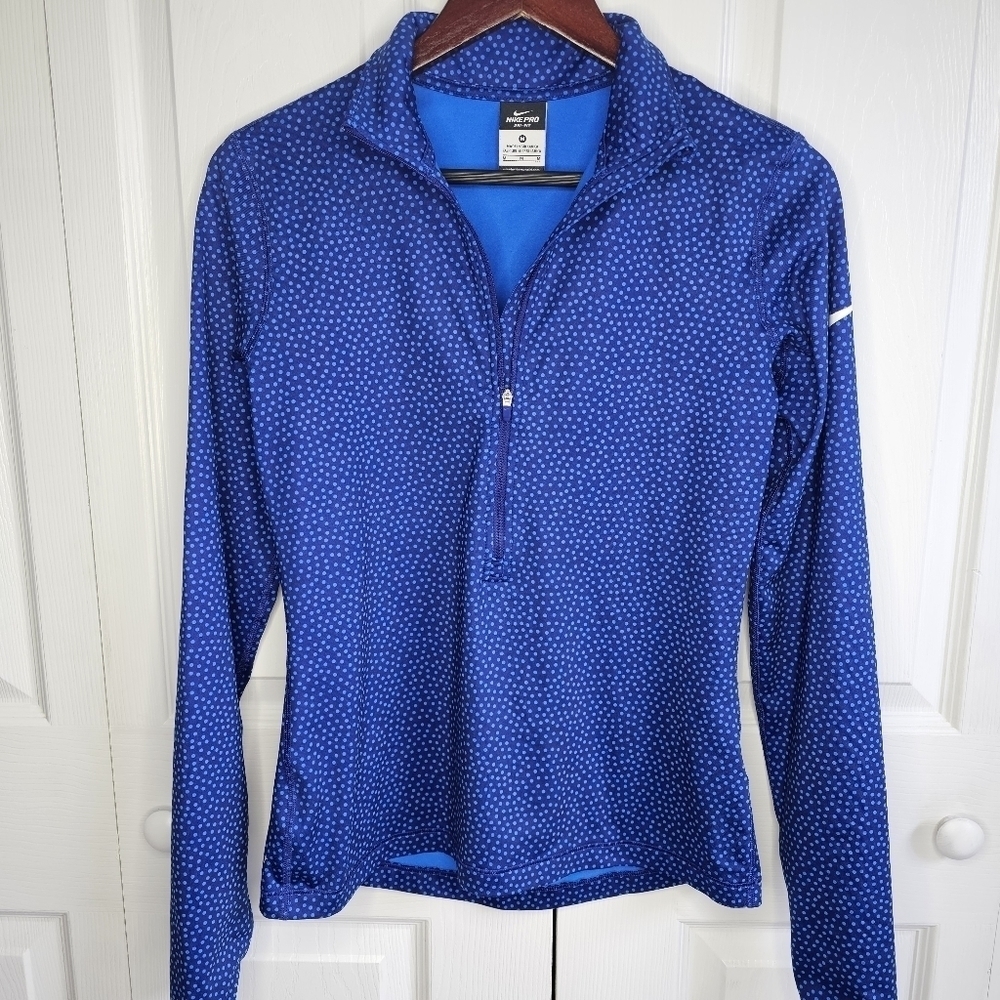 Nike Pro Dri-Fit Fleece Line Pullover Half Zip Size M
